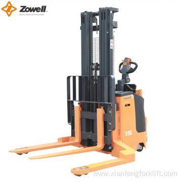 Electric Straddle lift stacker